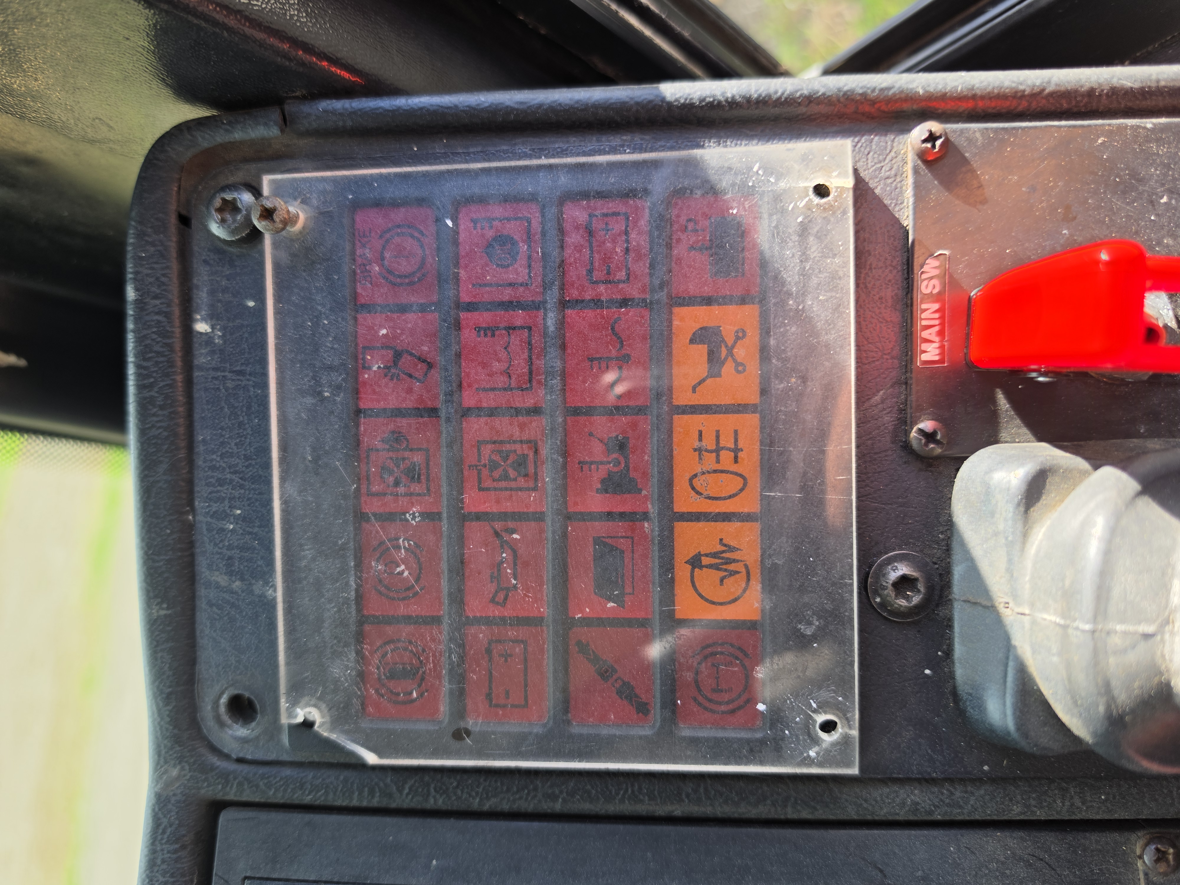 Perspex for Volvo B10 Instrument Warning Cluster photo 2